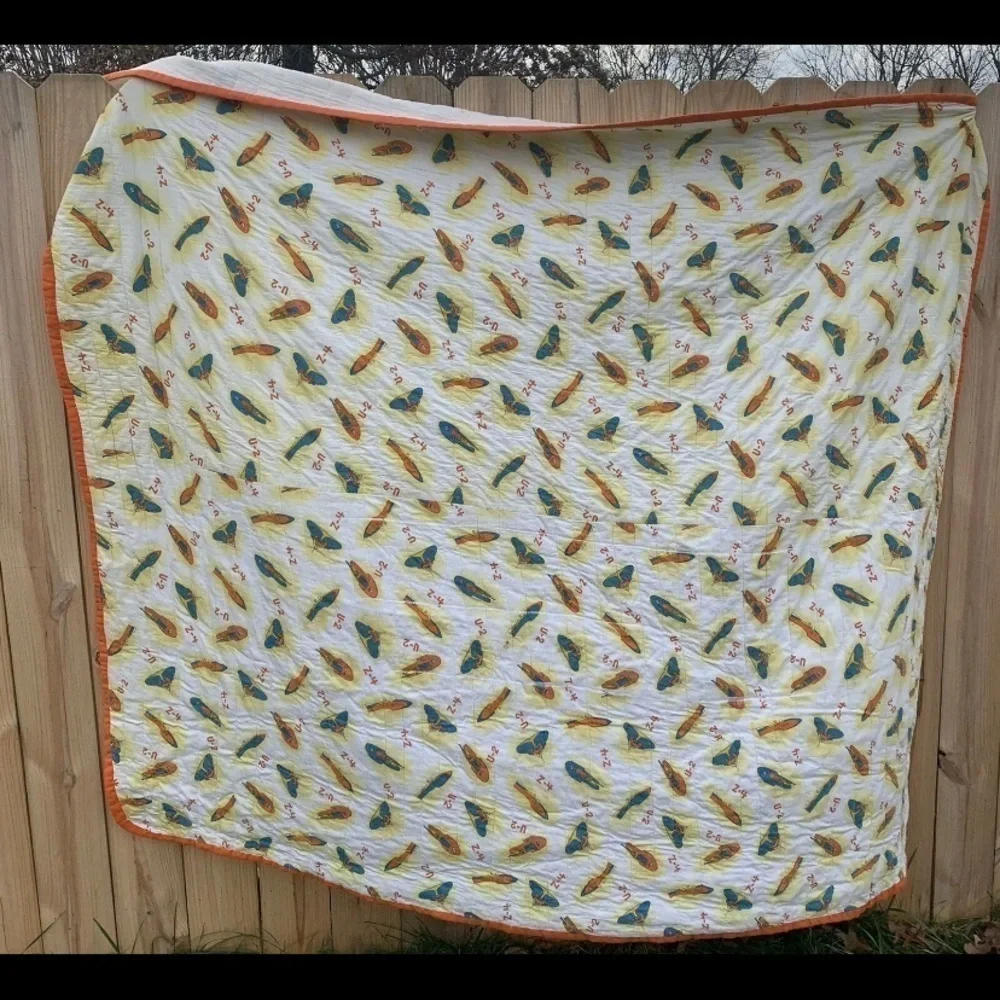 Handmade Vintage German Submarine Blanket Kids Z-4 U-2 Uboat Quilt